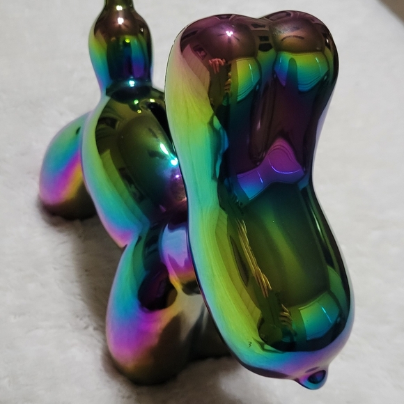 Colorful Balloon Dog Piggy Bank. - Picture 6 of 8